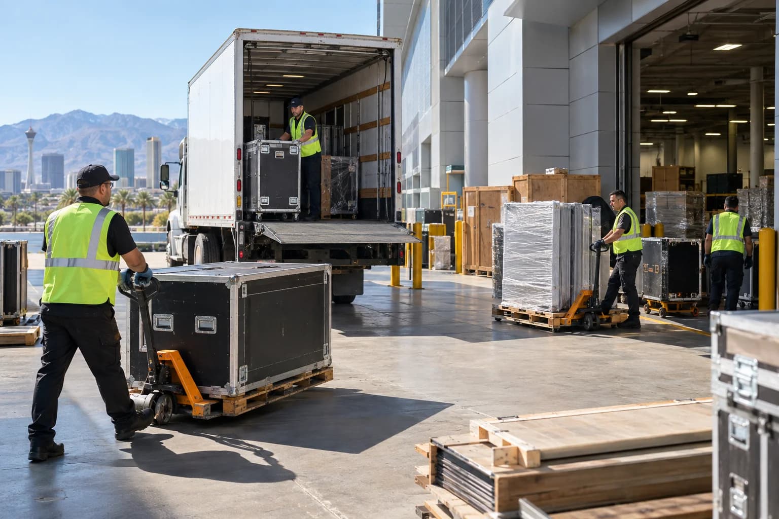 Las Vegas Convention Freight: How to Ship Booths and Displays Without Missing Move-In